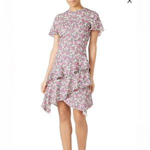 Stylestalker Moana Mini Dress Floral Print Open Back Size XL